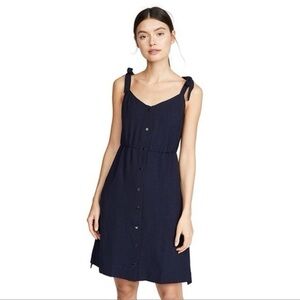 ayr the long weekend dress NWT AYR Robe Dress in classic navy effortless, timeless, & incredibly flattering